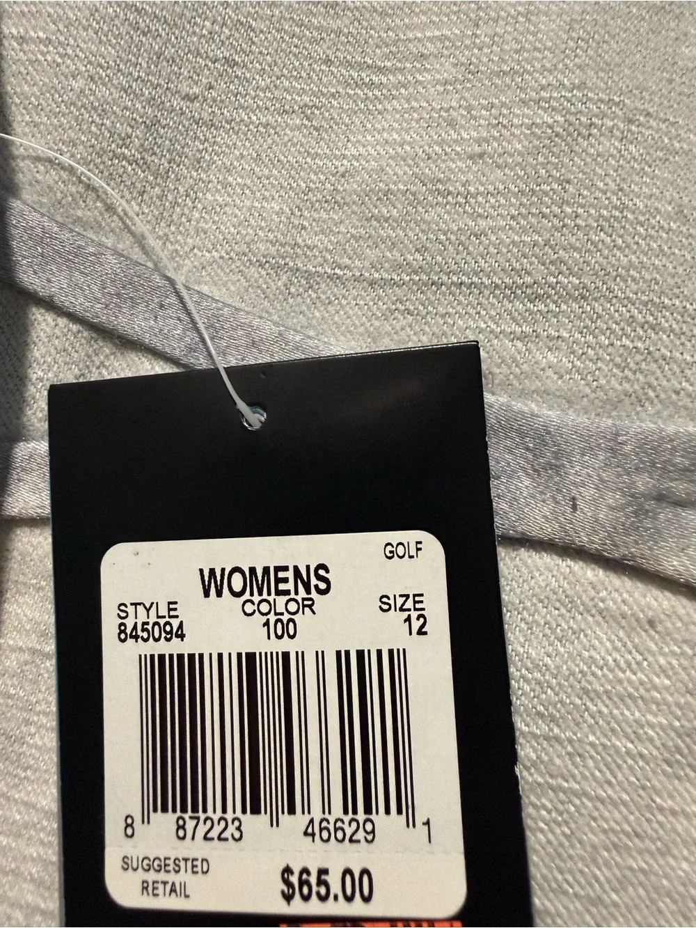 Nike Women's White Athletic Golf Shorts